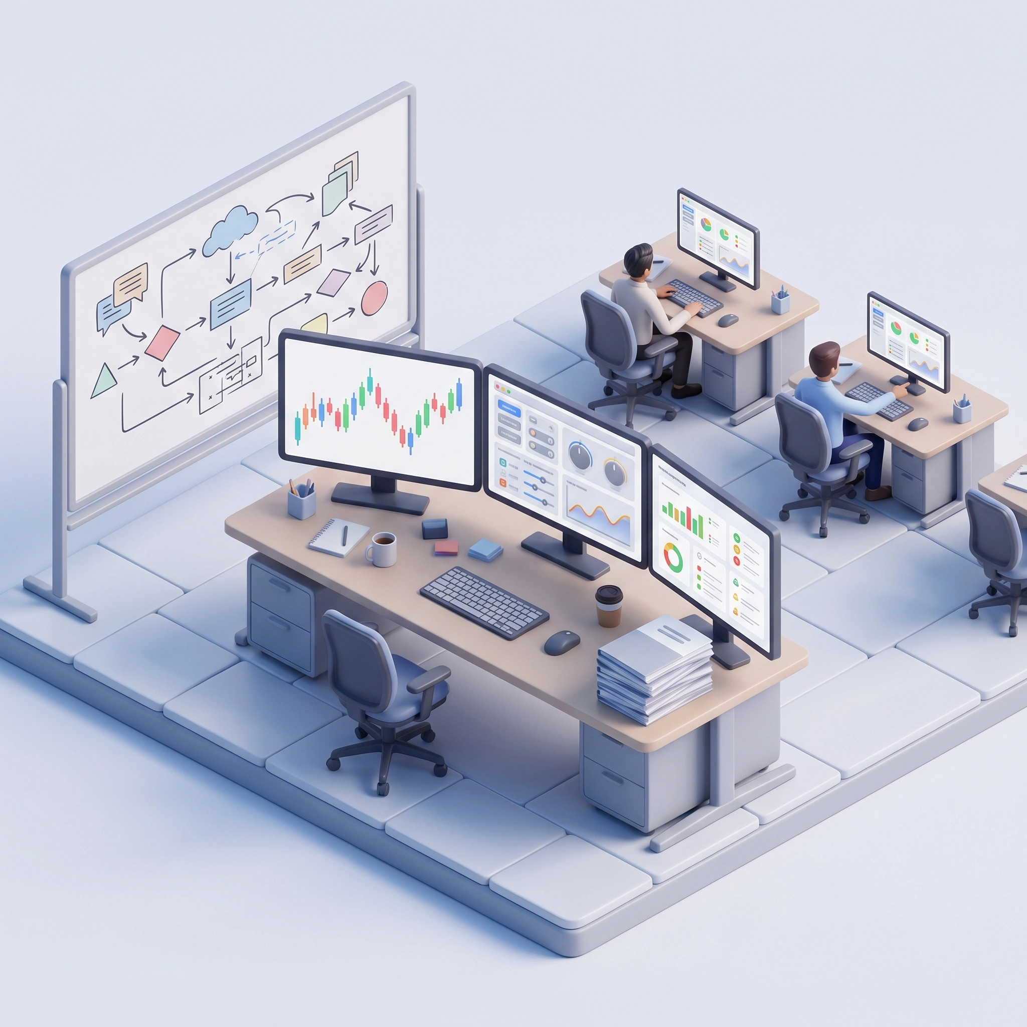 Shared workspace interface for enterprise portfolio review